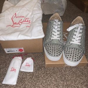 Christian Louboutin Sevaste 2 Orlato Flat Glitter